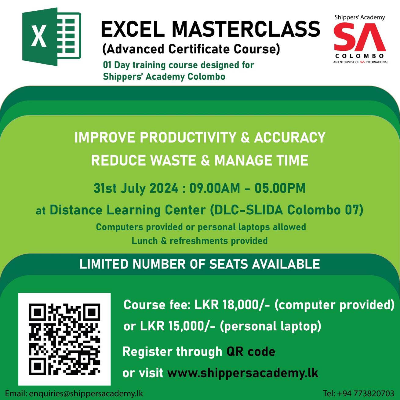 Excel Masterclass - with Certification