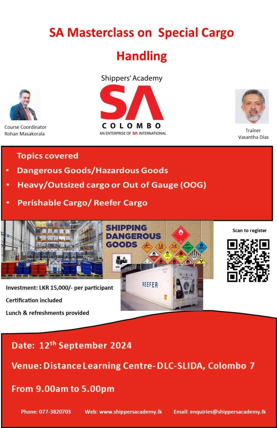 SA Masterclass on Special Cargo Handling